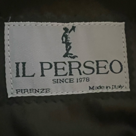 Khaki Suede jacket by Il Perseo - Picture 5 of 7